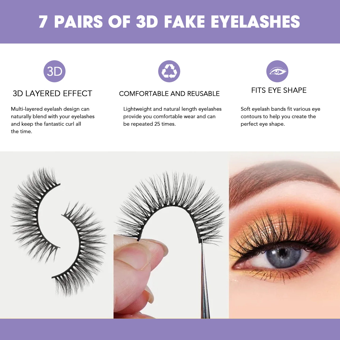 The Icon Starter Kit (7 Pairs) – Versatile Strip Lashes & Adhesive Set