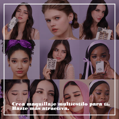 The Goddess 3D Faux Mink Lashes (5 Pairs) – Ultimate Volume Collection