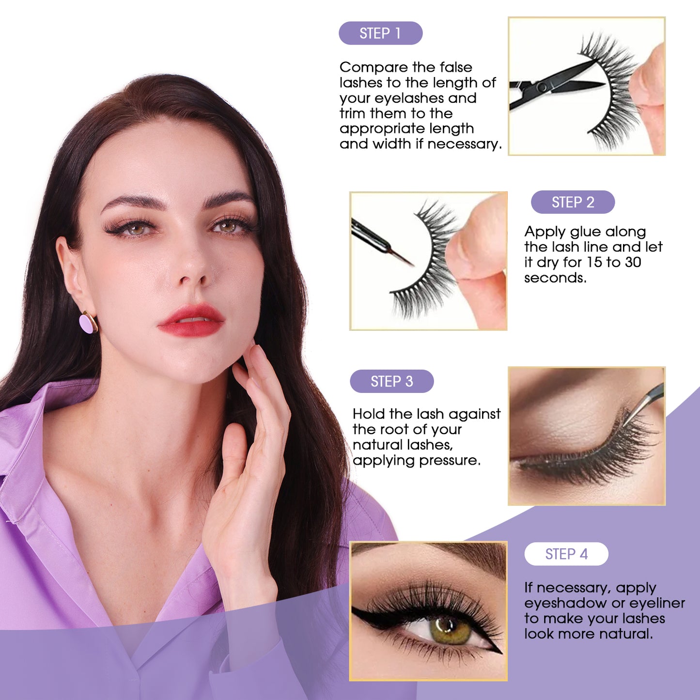 The Flirt Accent Half Lashes (5 Pairs) – Subtle Definition Set