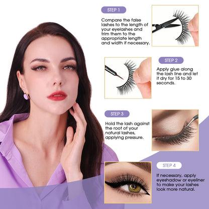 The Flirt Accent Half Lashes (5 Pairs) – Subtle Definition Set