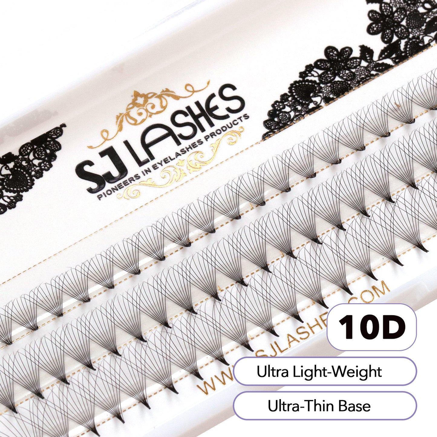 Pre Made Fan Lashes 10D