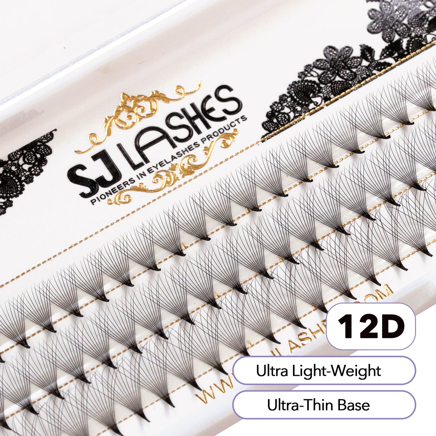 Pre Made Fan Lashes 12D