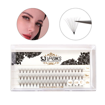 Pre Made Fan Lashes 14D