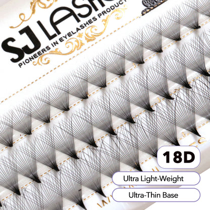 Pre Made Fan Lashes 18D