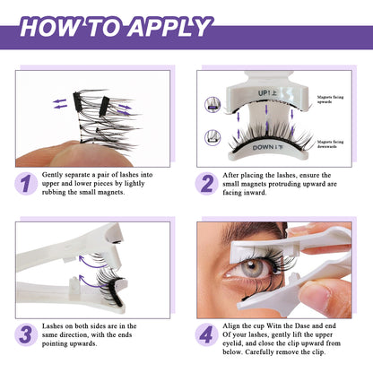 Sing-Pair Magnetic Lashes Kit #09