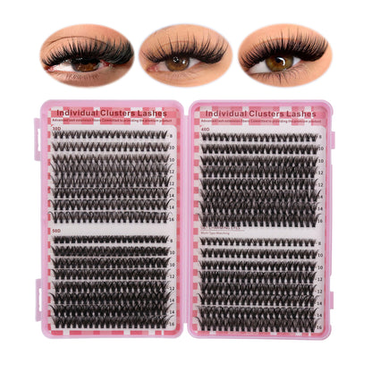 Classic Everyday Volume Cluster Lashes (30D-50D Essential DIY Lashes)