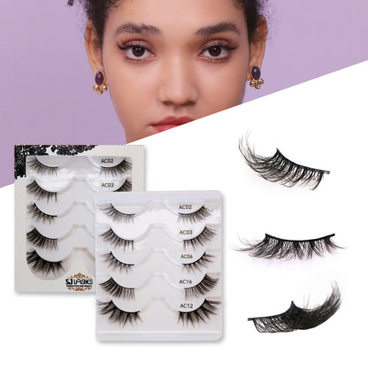 The Flirt Accent Half Lashes (5 Pairs) – Subtle Definition Set