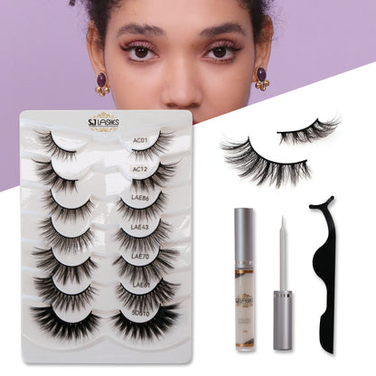 The Icon Starter Kit (7 Pairs) – Versatile Strip Lashes & Adhesive Set