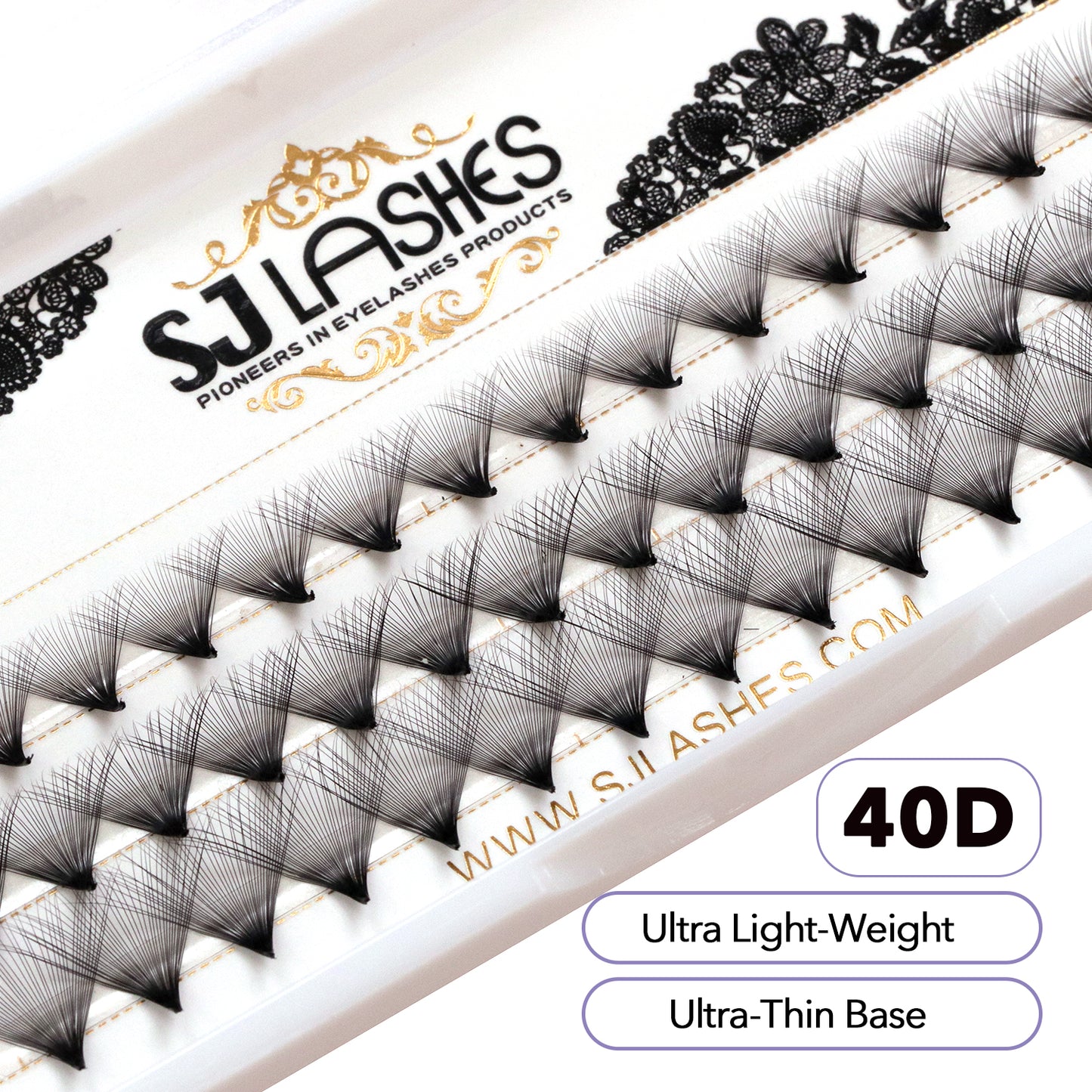 Pre Made Fan Lashes 40D