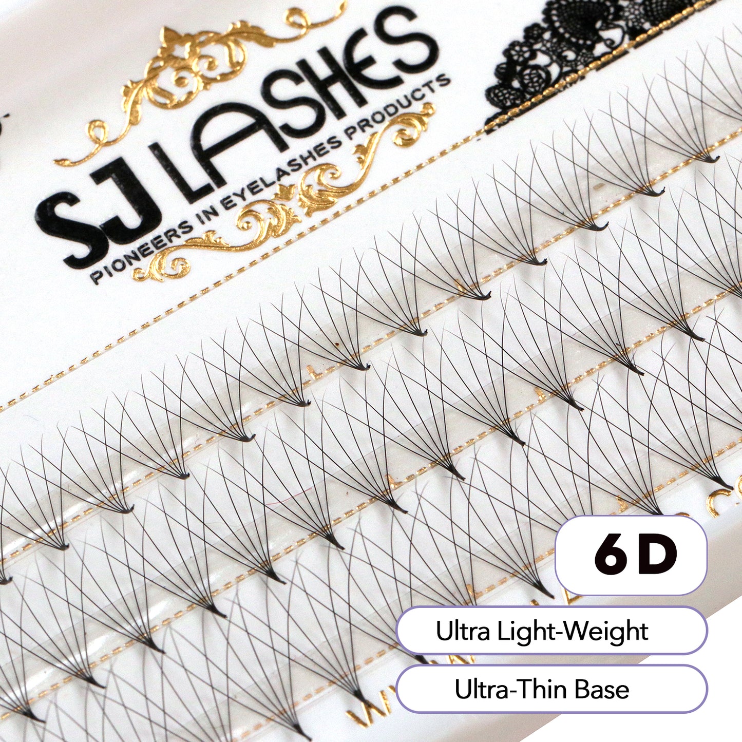 Pre Made Fan Lashes 6D