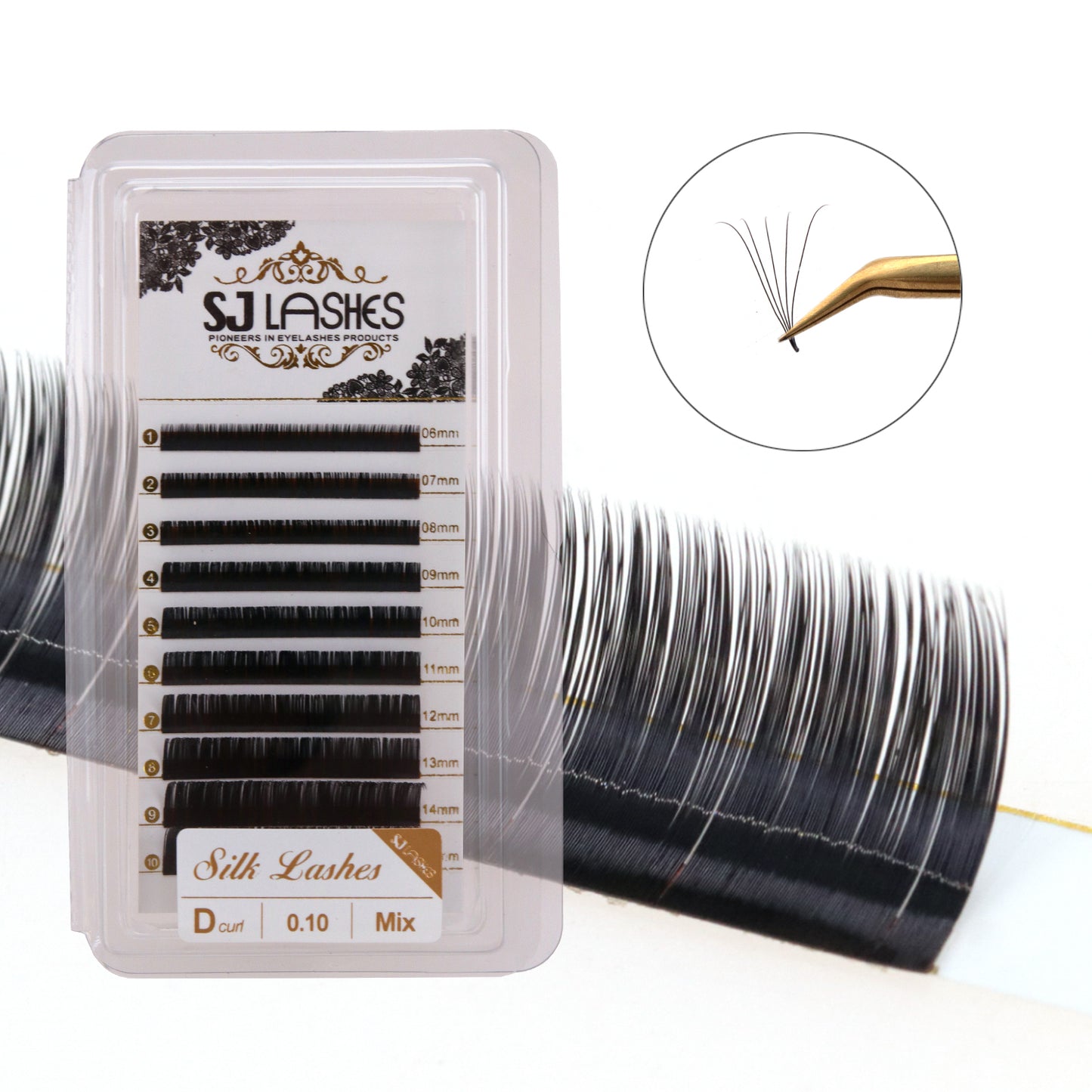 Individual Lashes D 10