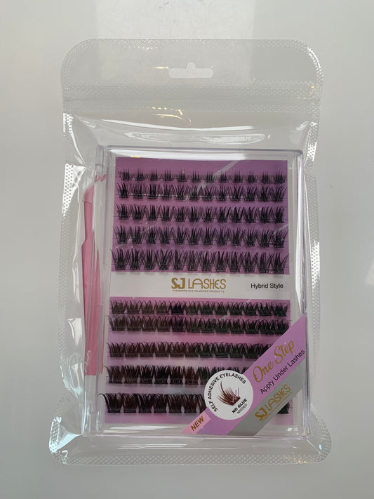 Signature Hybrid Eyelash Cluster Kit (Glue-Free)