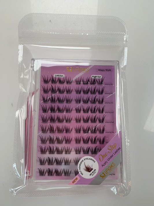 Wispy Hybrid Press-On Cluster Lash Kit
